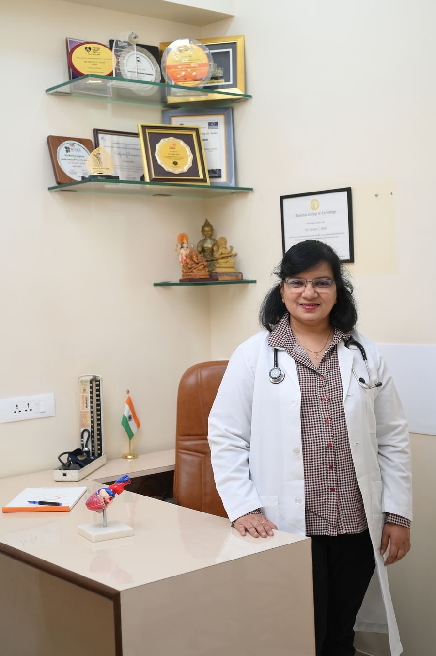 Dr. Hetan Shah in the consultation room